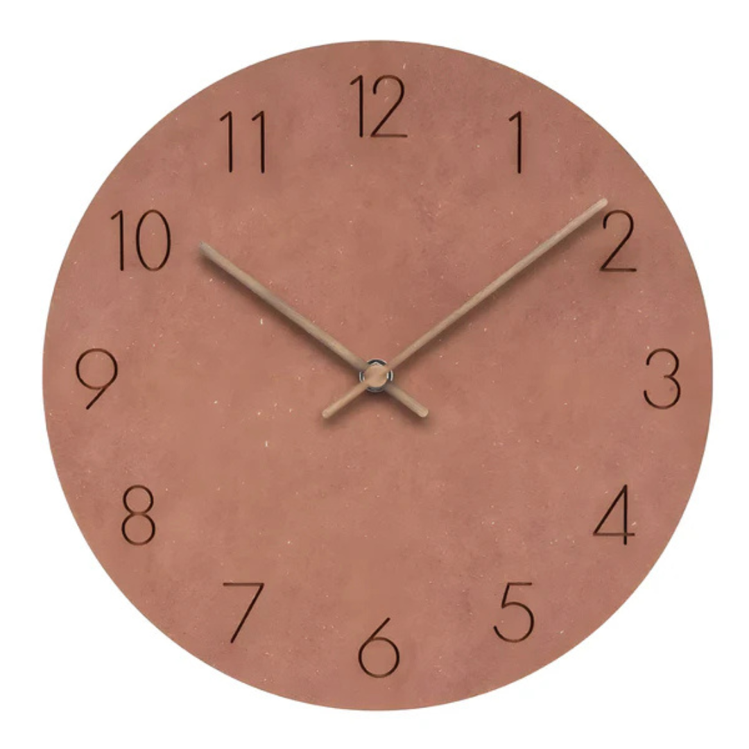 Rosanna Minimalist Wall Clock – Orange