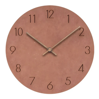 Rosanna Minimalist Wall Clock – Orange