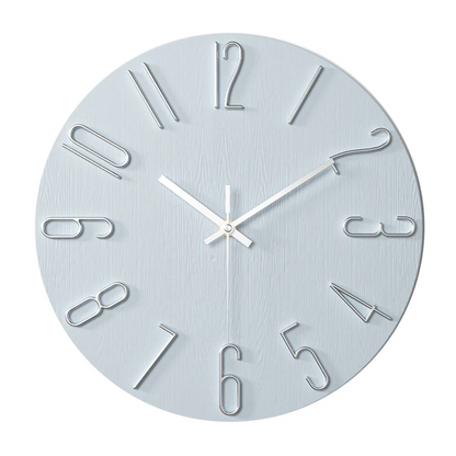 Damaris Modern Wall Clock – Light Blue