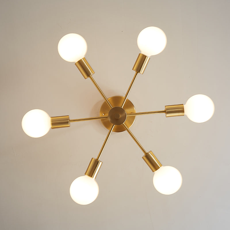 Xavier sputnik ceiling light – seen from below