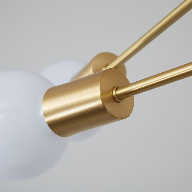 Xavier sputnik ceiling light – brass arm close-up