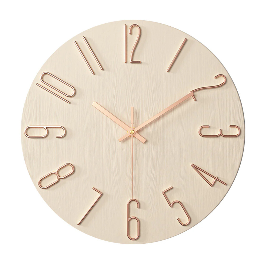 Damaris Modern Wall Clock – Rose