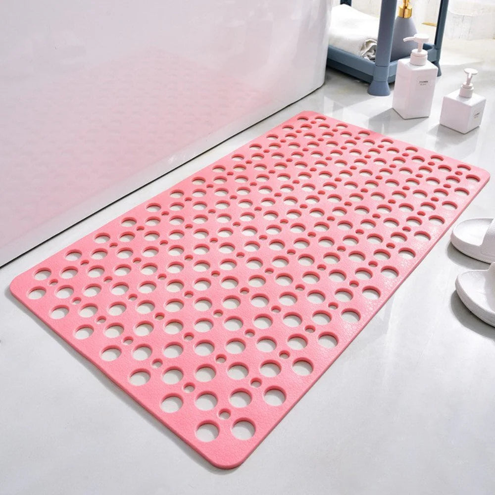 Romy PVC Shower Mat – Pink, Small