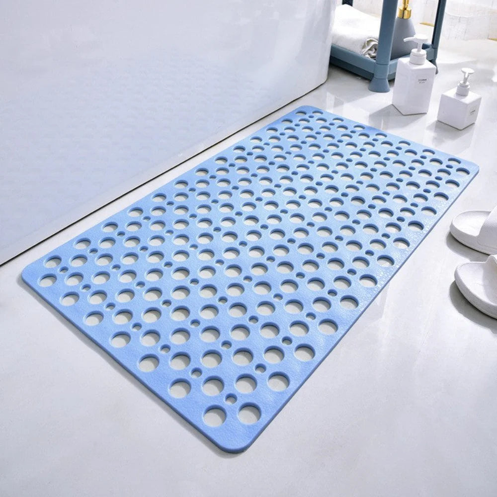 Romy PVC Shower Mat – Blue, Small