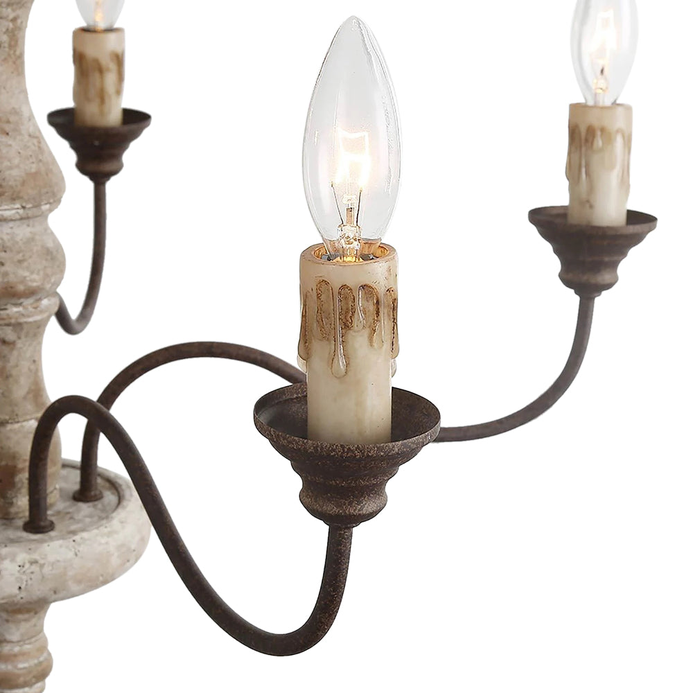 Close-up of the Amalia candle sleeves and drip cups