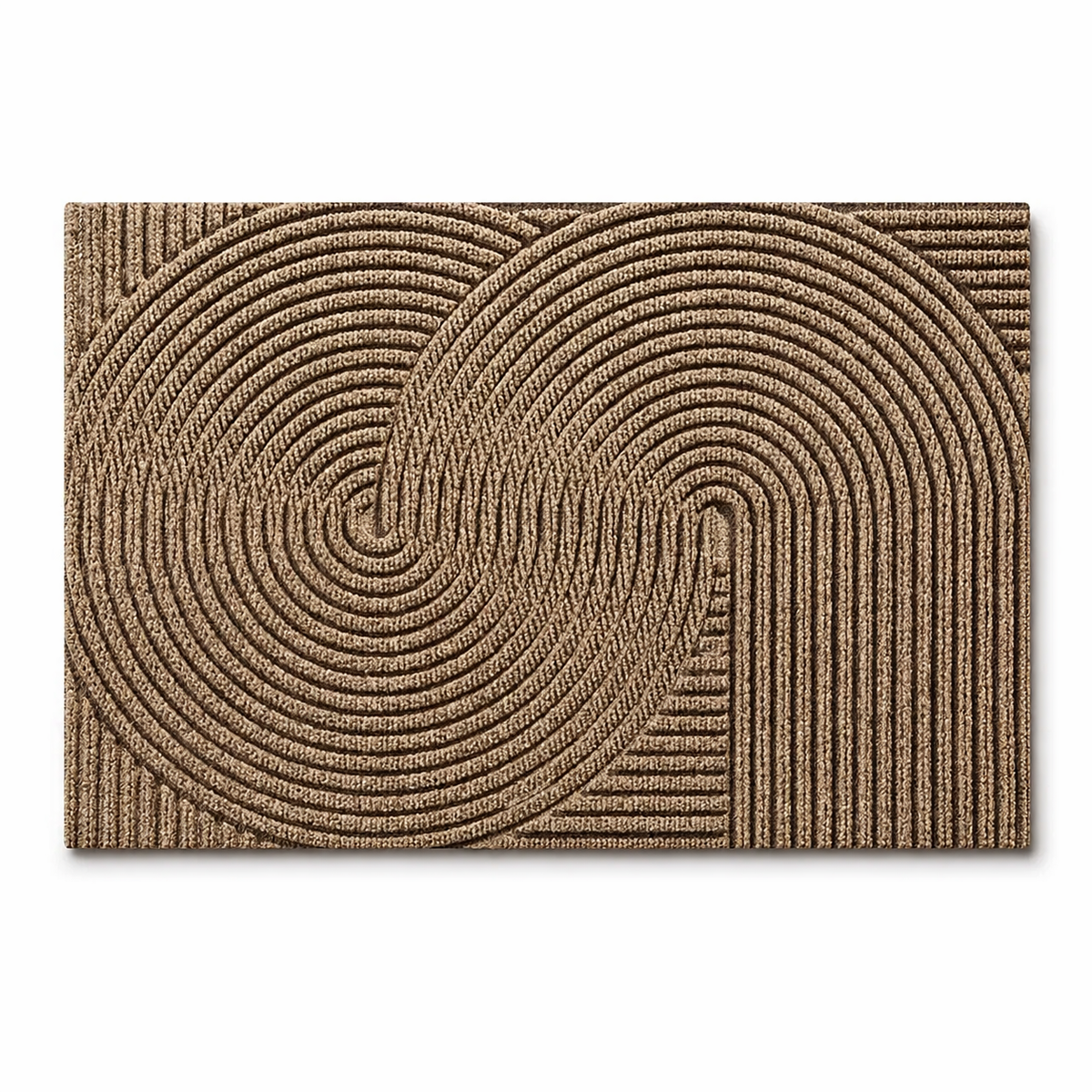 Aldous Textured Door Mat – Khaki