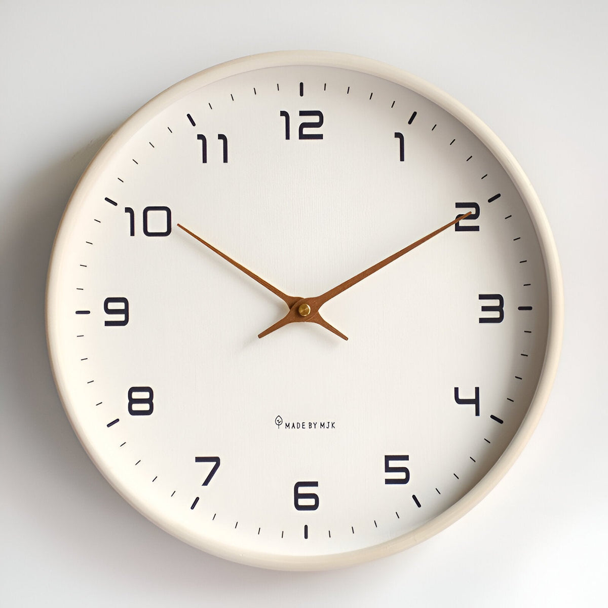 Leontine Nordic Wall Clock – Cream
