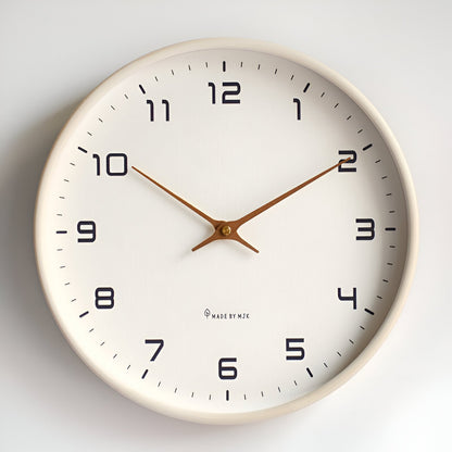 Leontine Nordic Wall Clock – Cream