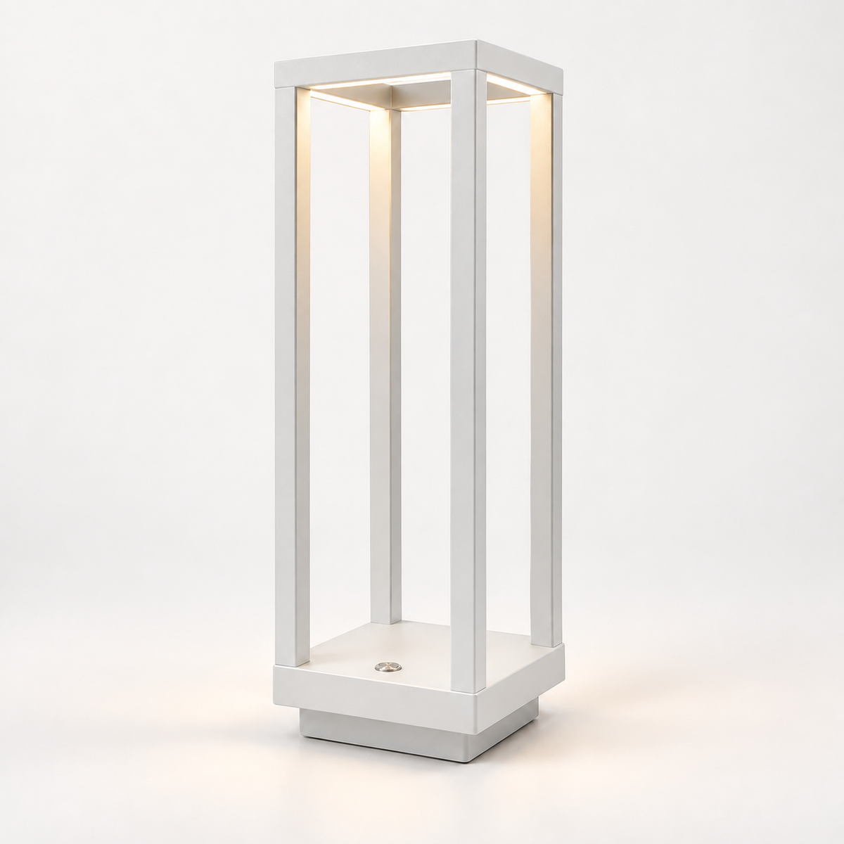 Bram Portable LED Table Lamp – White