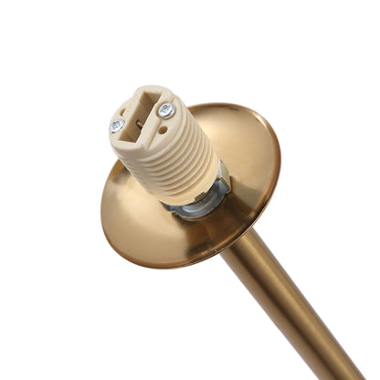 Paloma bubble chandelier – brass socket close-up