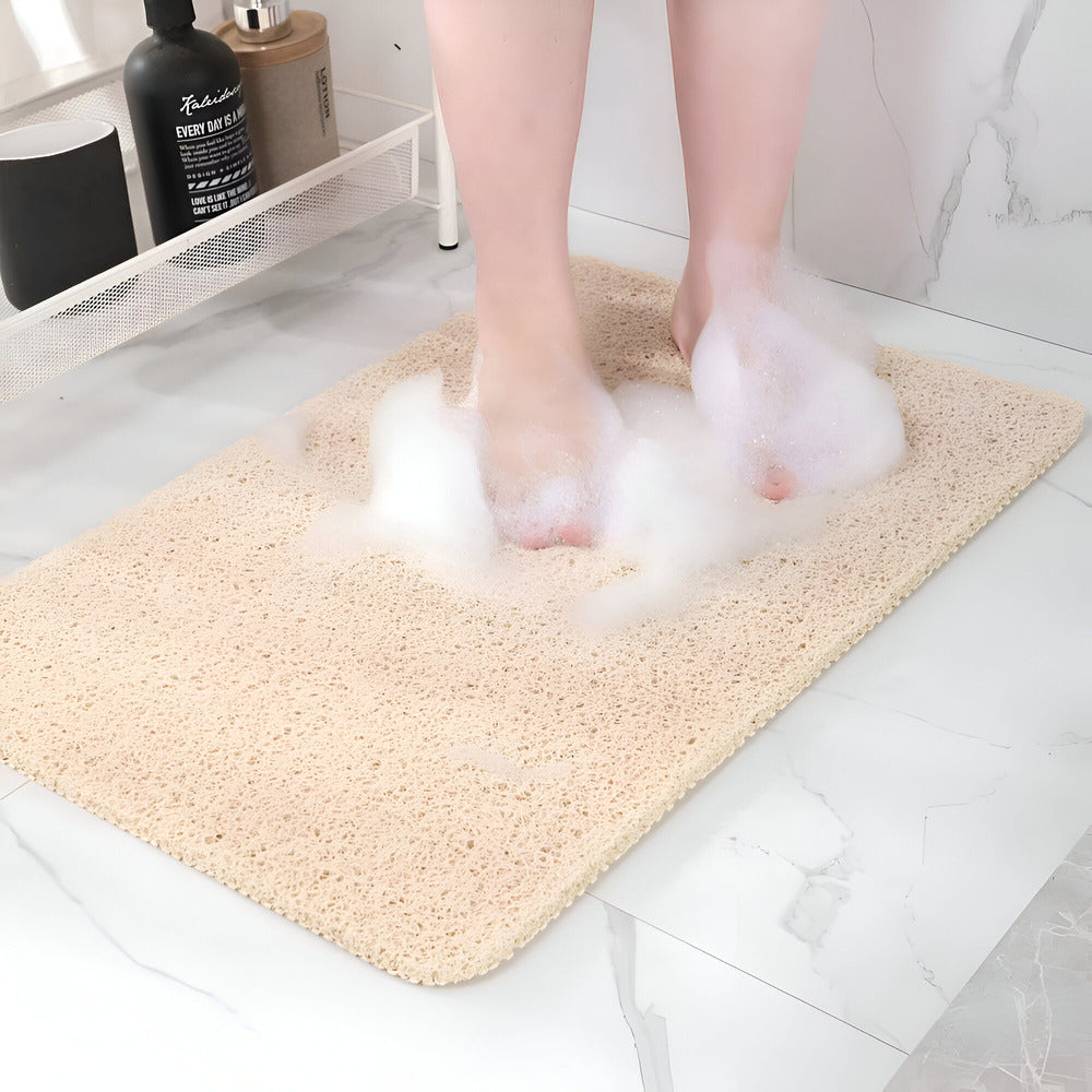 Olwen Cushioned Shower Mat – Khaki