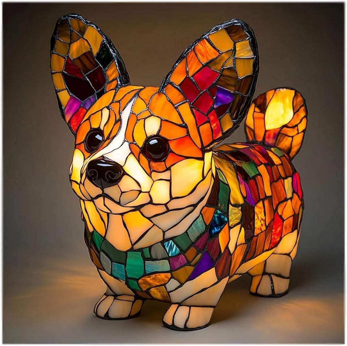 Wilfred Dog Figurine Table Lamp – Corgi