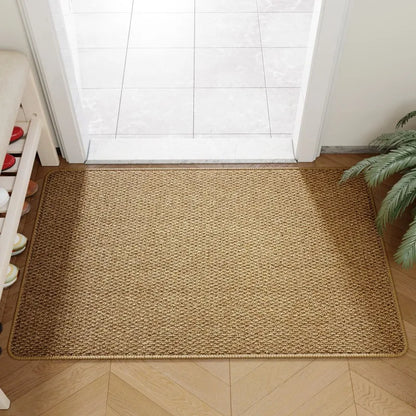 Rhona Faux Jute Door Mat – Brown