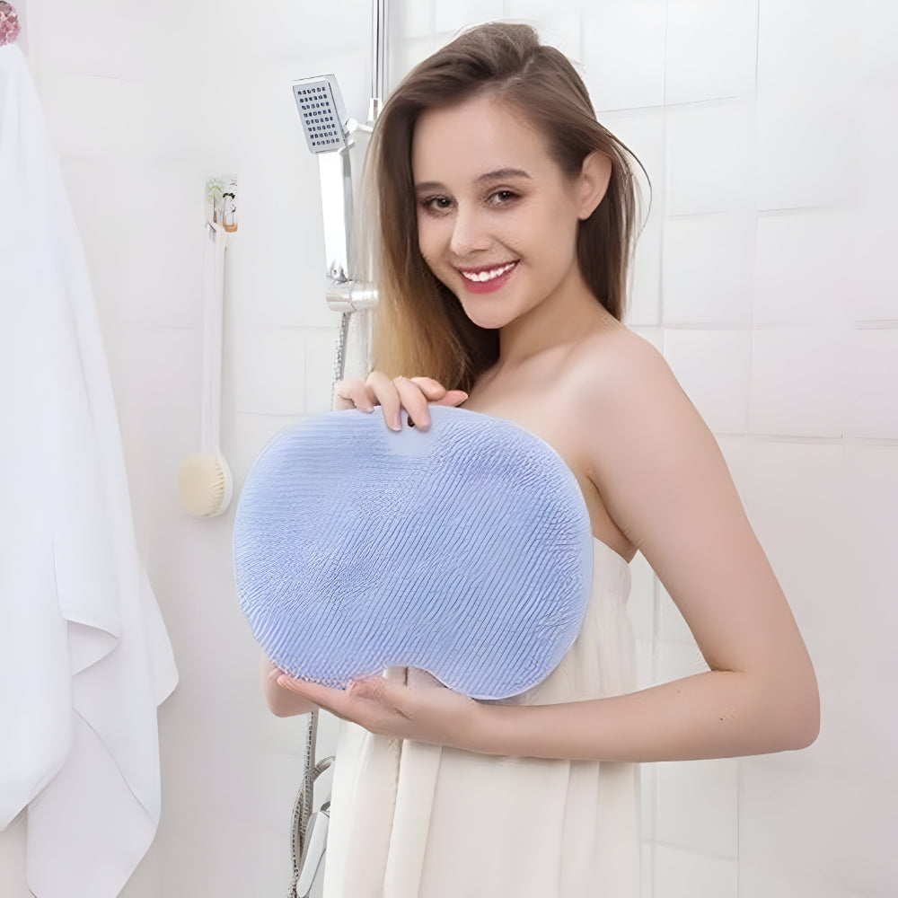 Lettice Scrubber Shower Mat – Blue