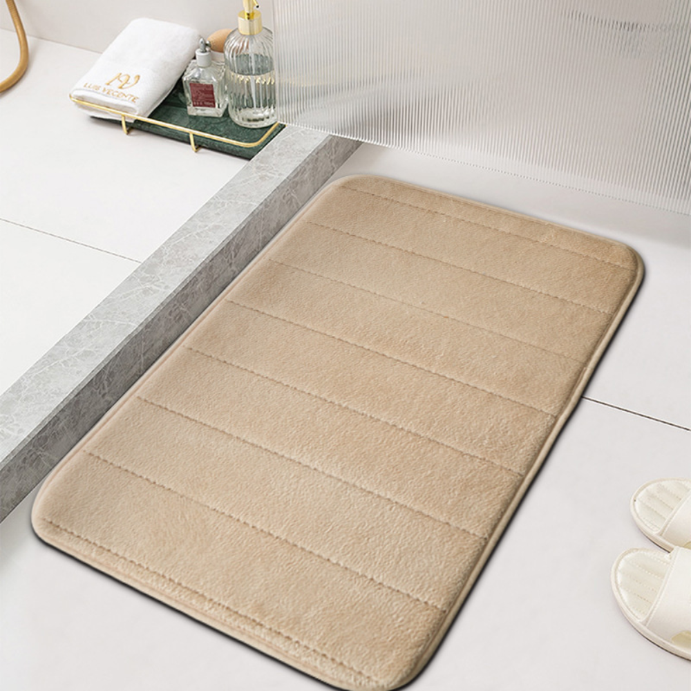 Iona Microfibre Bath Mat – Khaki