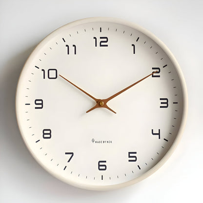 Melisande Round Wall Clock – Cream