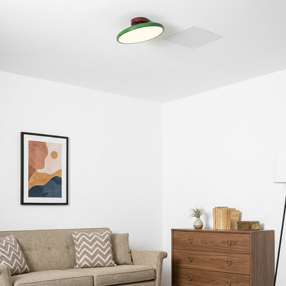 Matteo Swivel Ceiling Lamp - tilted angle, living room
