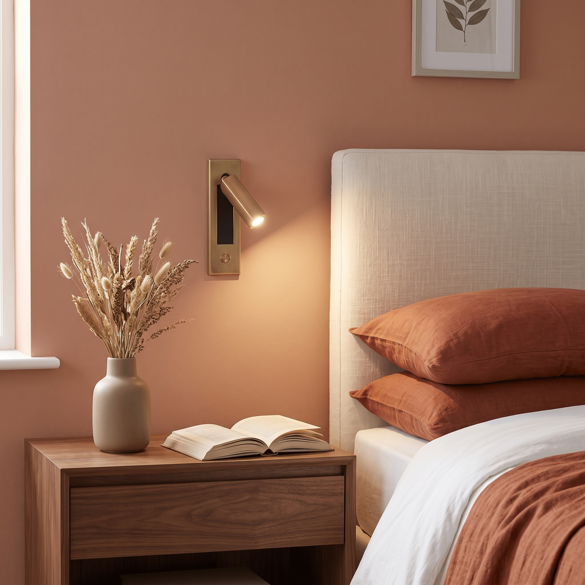 Lorenzo Bedside Sconce - brass, bedroom