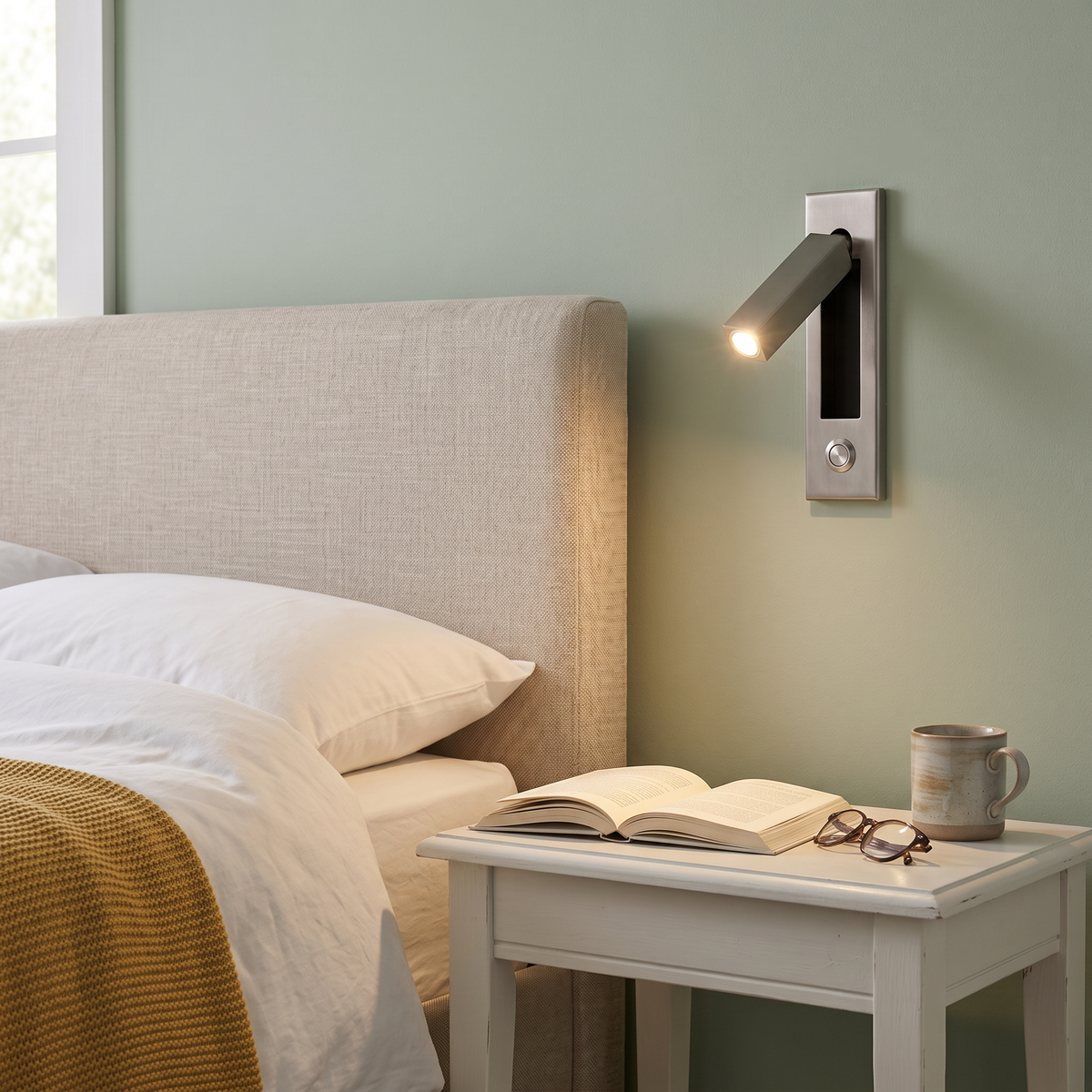Lorenzo Bedside Sconce - bedside reading