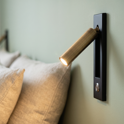 Lorenzo Bedside Sconce - light close-up