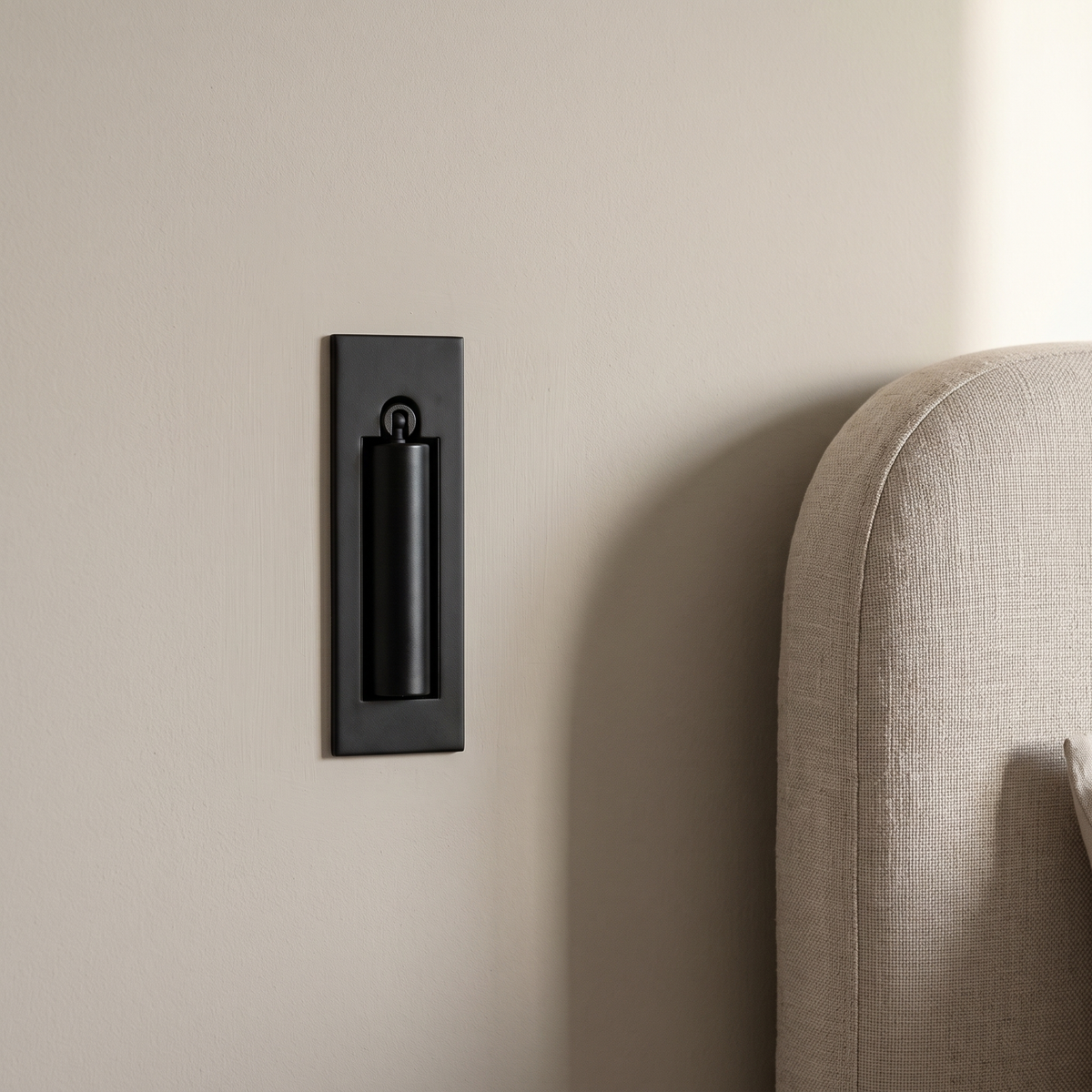 Lorenzo Bedside Sconce - round arm folded flush