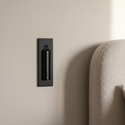 Lorenzo Bedside Sconce - round arm folded flush