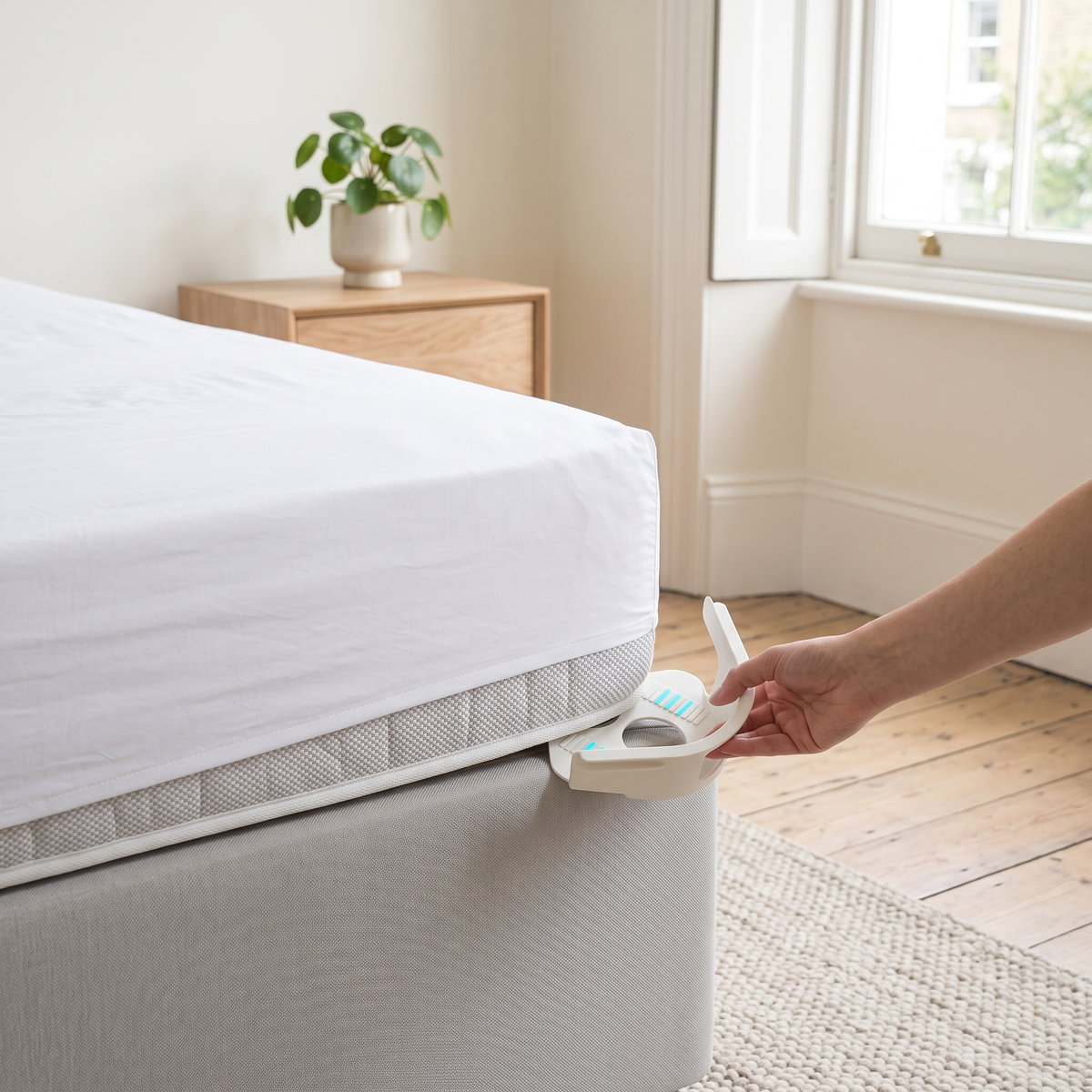 Peregrine sheet holder – keeping a bed sheet tight