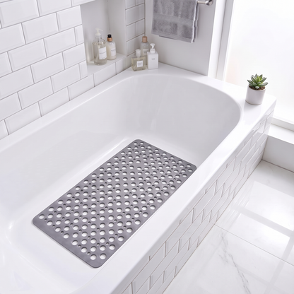 Romy PVC shower mat – inside a bathtub