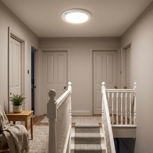 Inigo wireless motion sensor ceiling light – lighting an upstairs landing