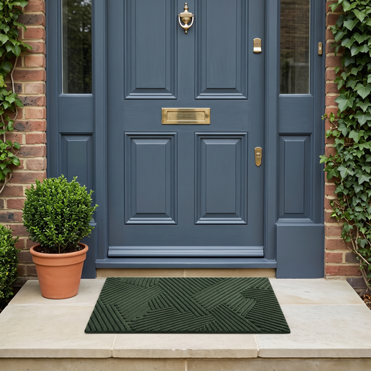 Aldous textured door mat – at a front door