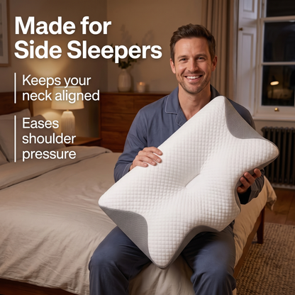 Talulla Contour Foam Pillow for Bedrooms with Cool Cover