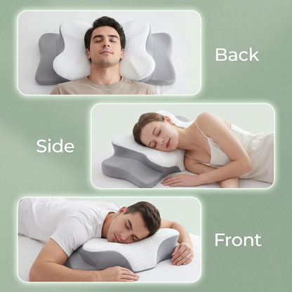 Wren Cooling Memory Foam Pillow for Bedrooms with High Loft