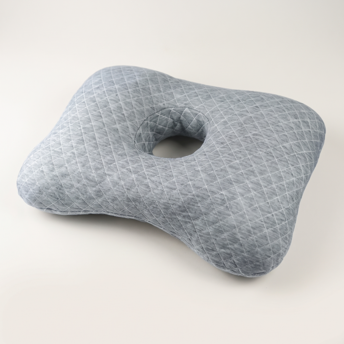 Marlowe Cotton Donut Pillow for Side Sleepers with Ear Hole