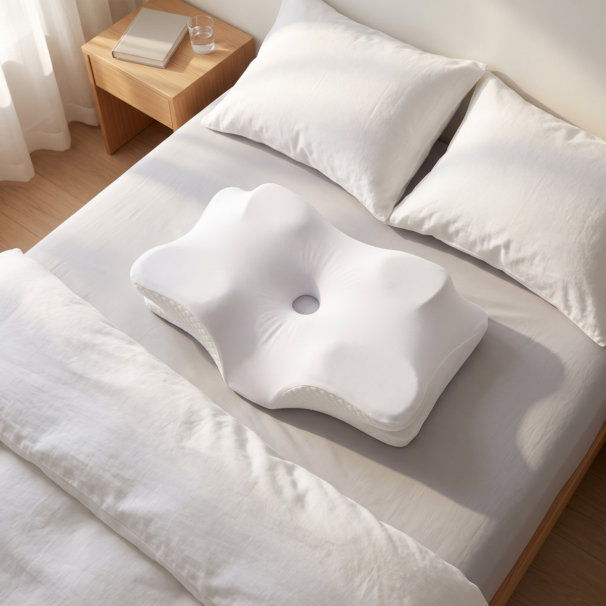 Bryony Contour Pillowcase for High Pillows with Precise Fit