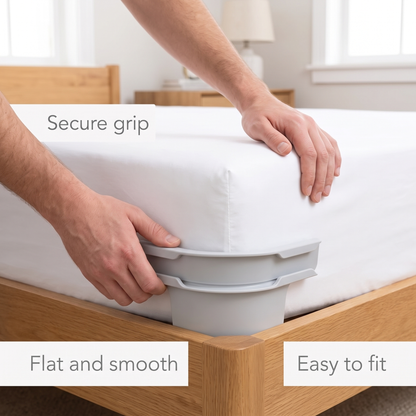 Peregrine Sheet Gripper Straps for Beds with Corner Clips