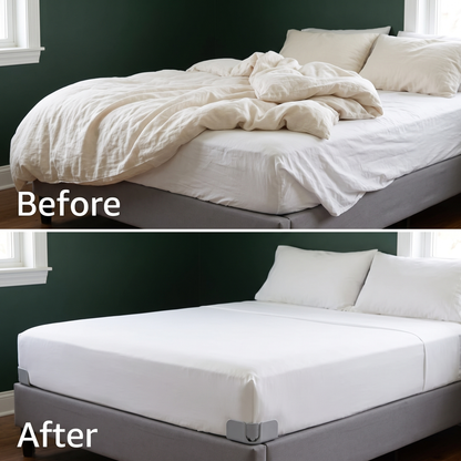 Peregrine Sheet Gripper Straps for Beds with Corner Clips