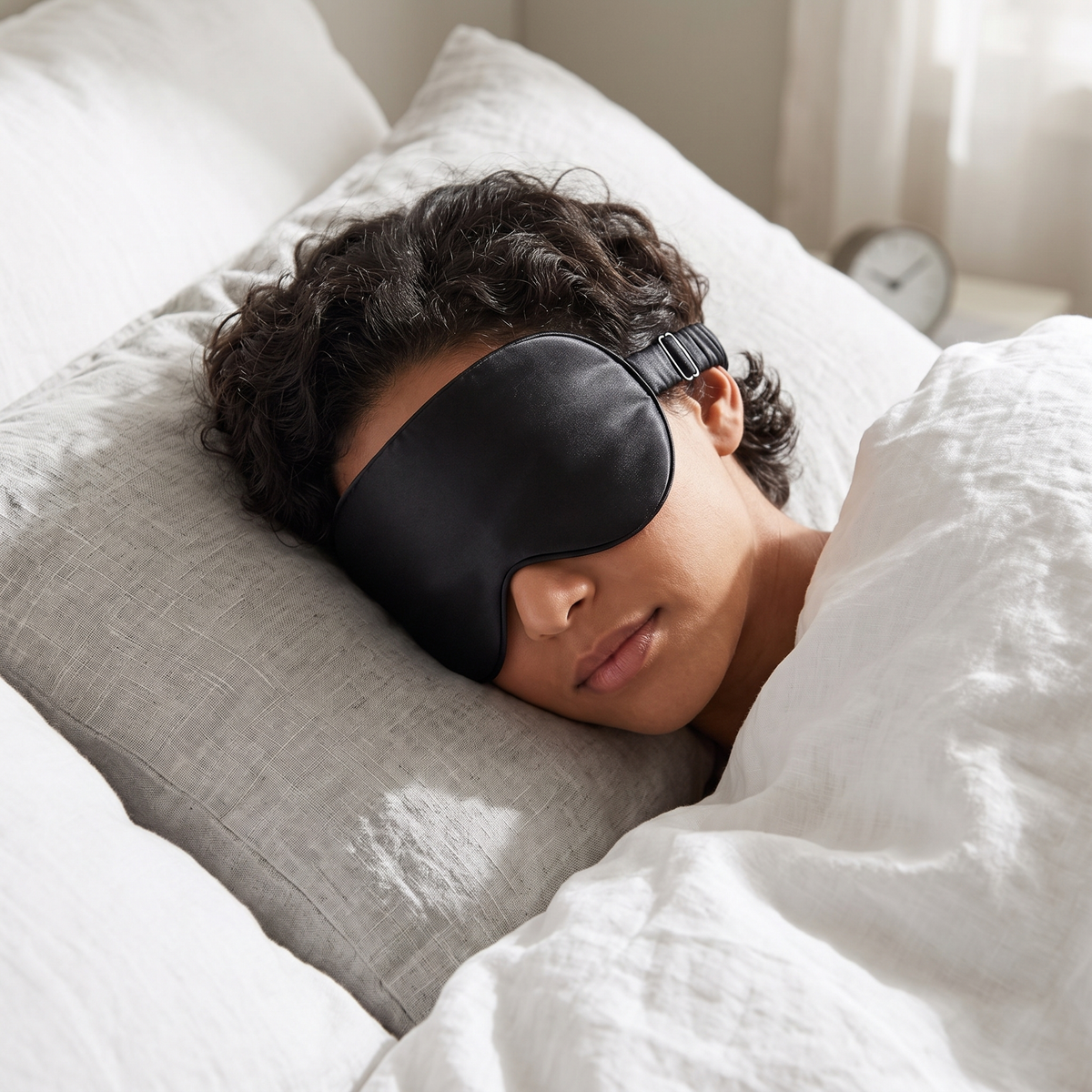 Ottoline Satin Sleep Mask for Travel with Adjustable Strap