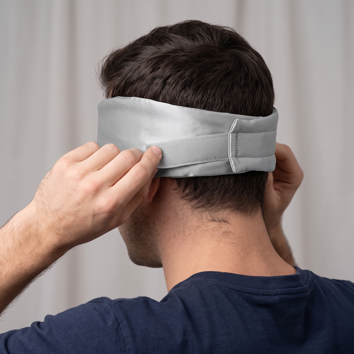 Ottoline Satin Sleep Mask for Travel with Adjustable Strap