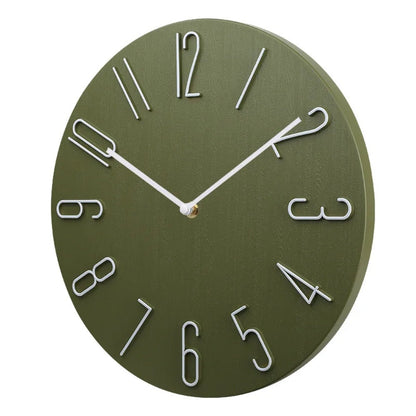 Theodosia Round Wall Clock – Green