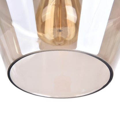 Beatrix faceted glass pendant – shade seen from below