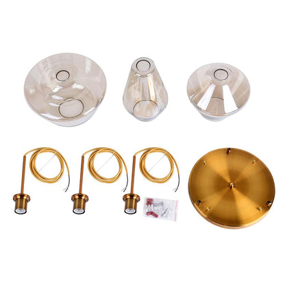 Beatrix faceted glass pendant – parts