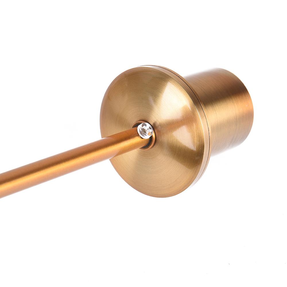 Beatrix faceted glass pendant – brass holder