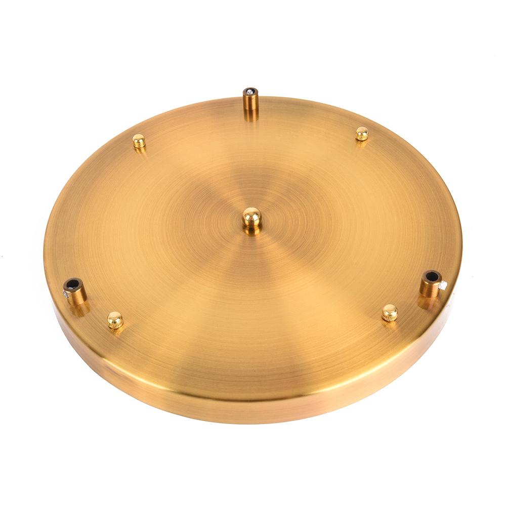 Beatrix faceted glass pendant – brass canopy