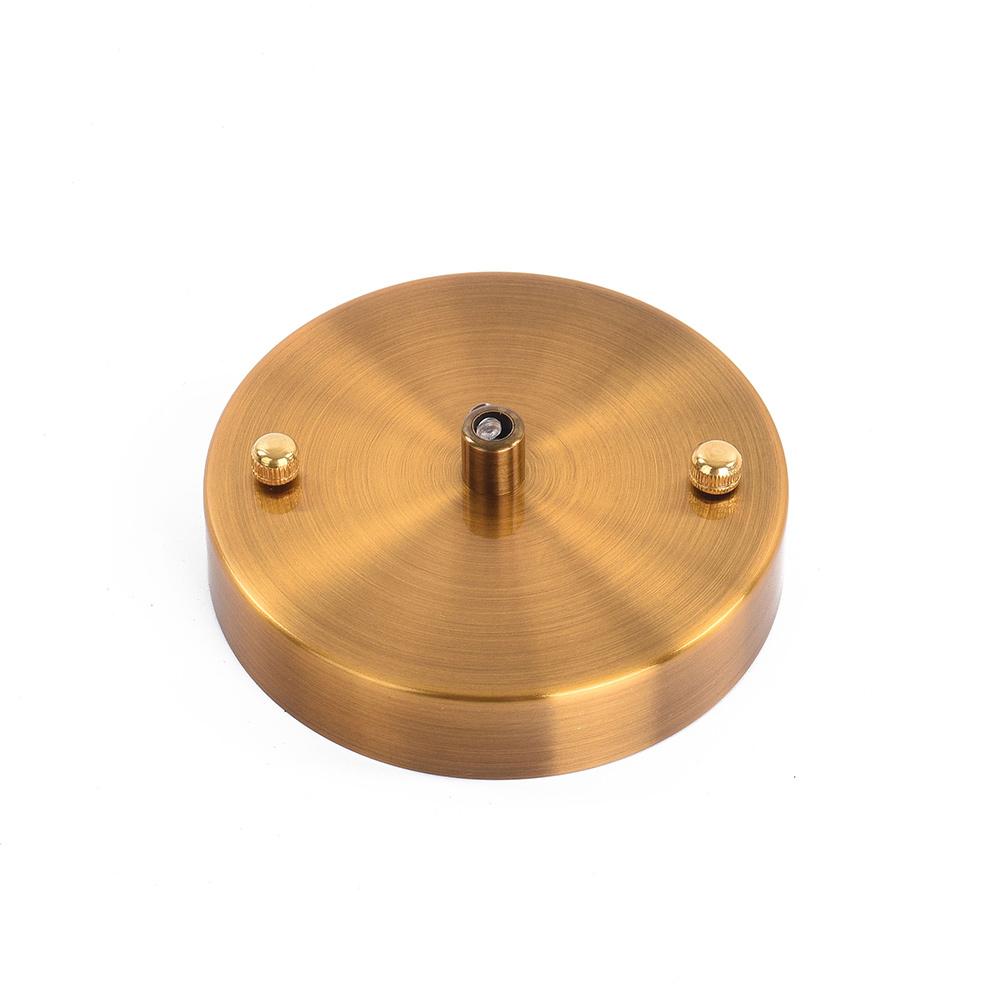 Beatrix faceted glass pendant – small brass canopy