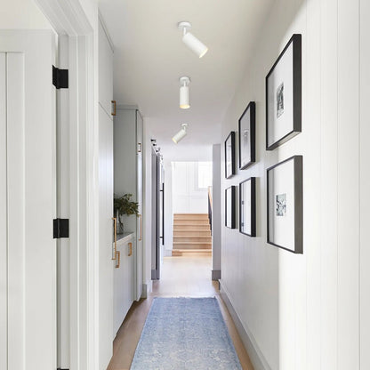Remy adjustable spot ceiling light – in a hallway