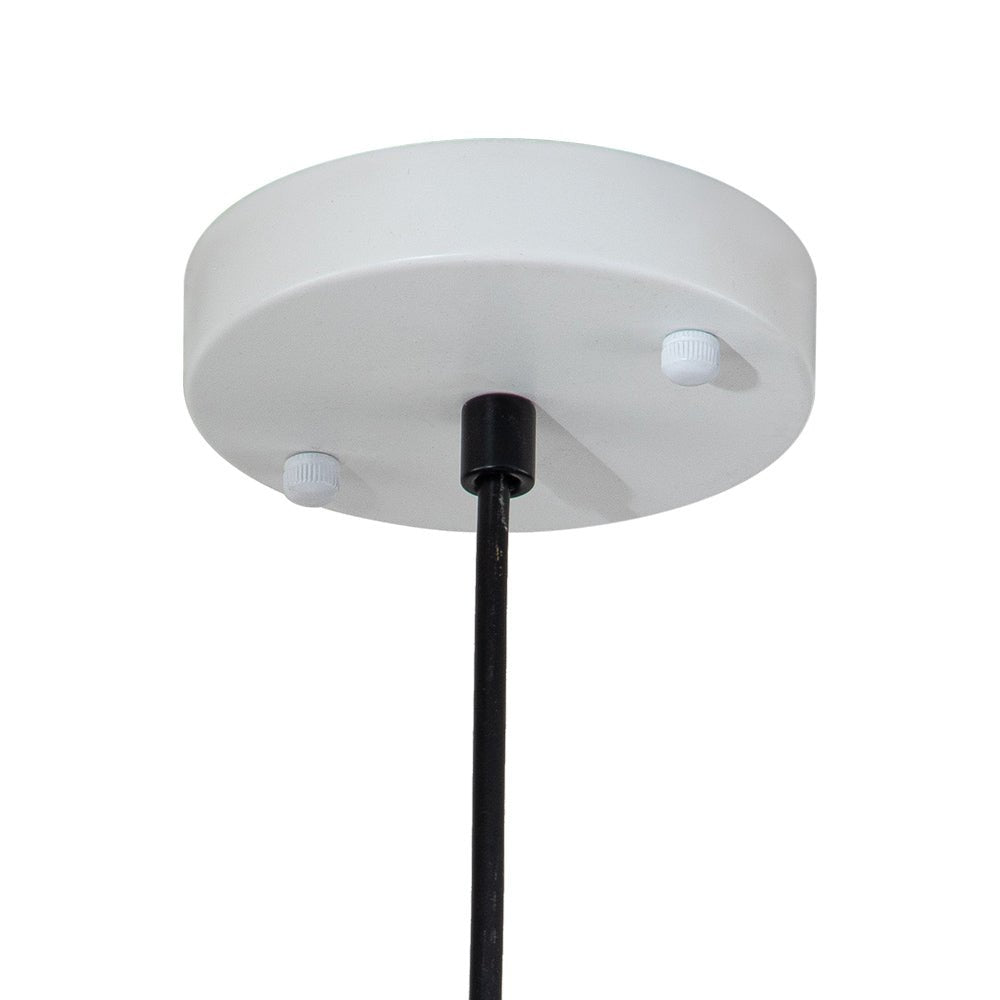Octavia oversized dome pendant – white ceiling canopy