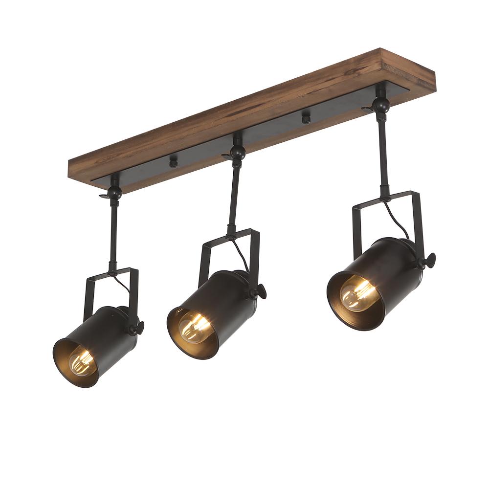 Montague track ceiling light – angled on white