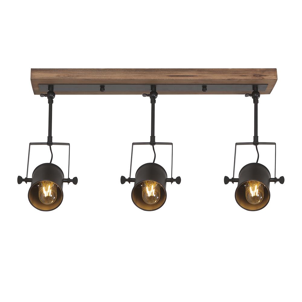 Montague track ceiling light – front view on white