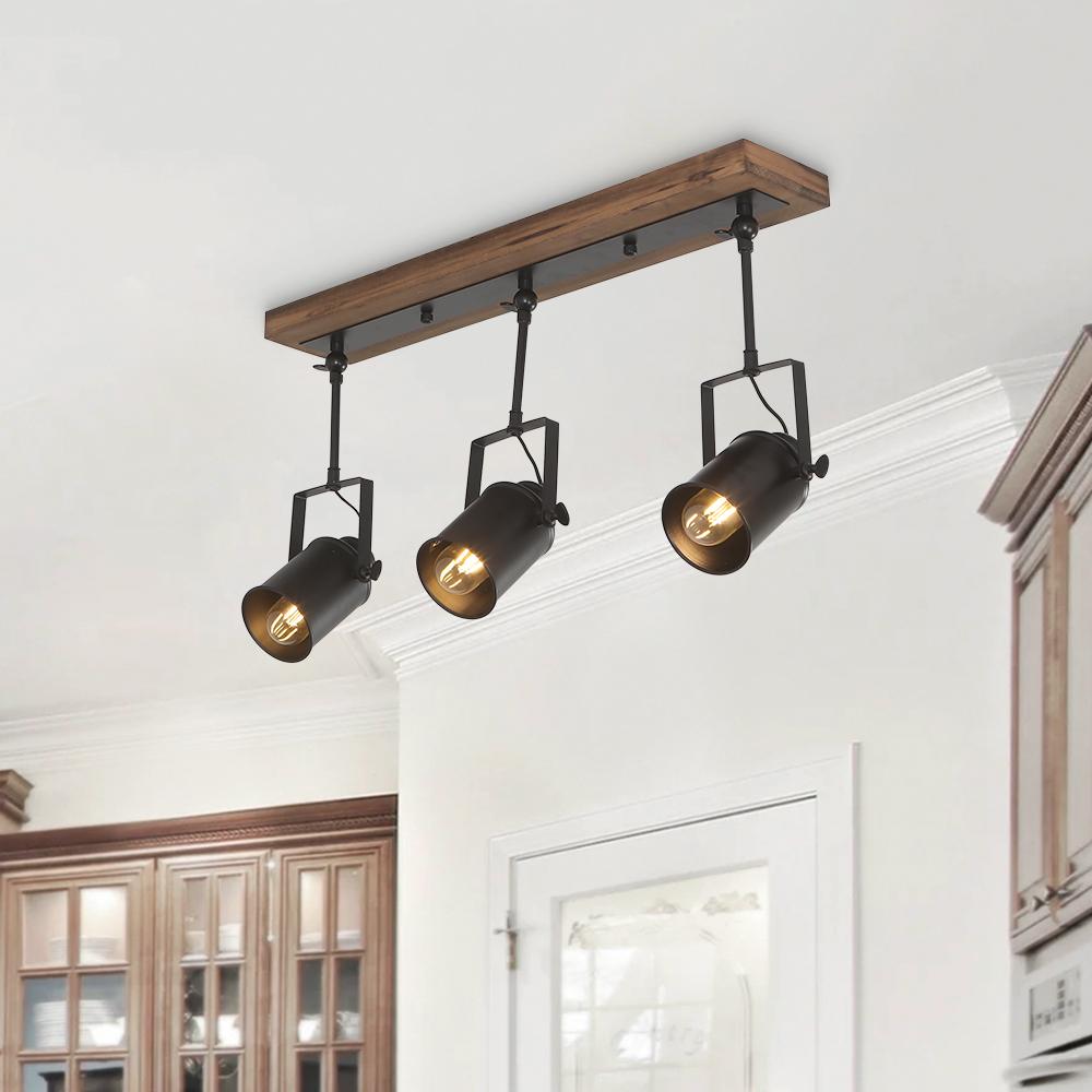 Montague track ceiling light – in a kitchen