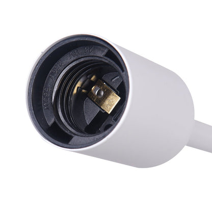 Cyrus six-light sputnik ceiling light – white socket close-up